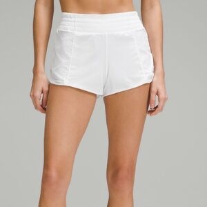 Lululemon white hotty hot HR short